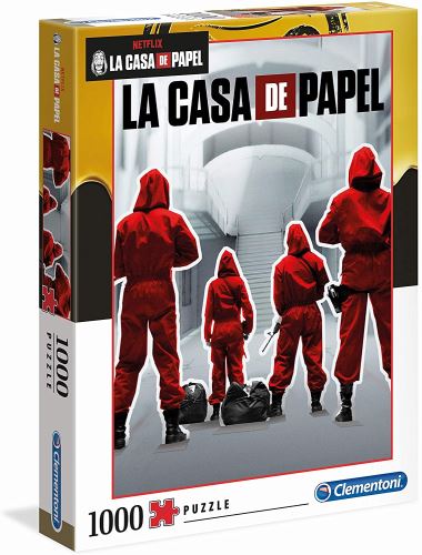 Clementoni 39 532 puzzle 1 000 dílků netflix la casa de papel