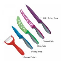 Royalty Line RL-COL7A: Sada 7 kusů vícebarevných nožů