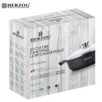 Herzog HR-LAS 32 M: Kastrol 32 cm se silikonovými držadly