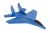 Kluzákové letadlo polystyrenové tryskové 44 cm