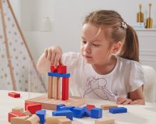 Dřevěná hra Stavební bloky Viga 3D Montessori