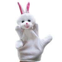 Ruční loutkový maskot plyšový králík loutkové ruky
