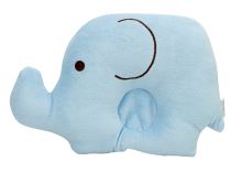 Sloní polštář pro kojence modrý 18,5 cm x 25 cm
