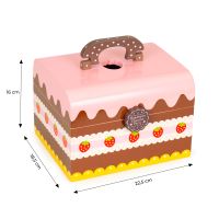 Dřevěná krabice sada sladkostí dort řezání dort 29 kusů