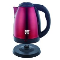 Herzberg HG-5011RED: 1.8L 1500W Stainless Steel ElectricKettle - Red