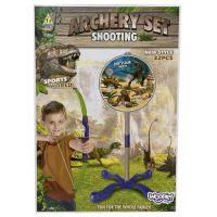 WOOPIE Little Archer Set Dinosauři Bow Arrow Shield 32 ks.
