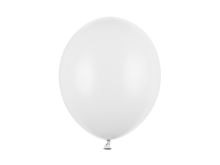Balónky silné 30cm pastelové čistě bílé 100ks