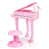 Fortepian organki klávesnice klavír s mikrofonem mp3