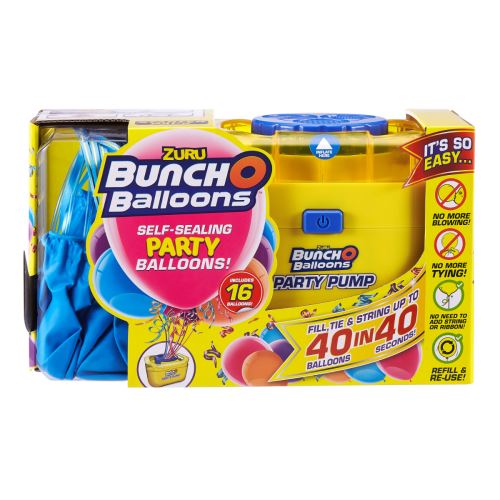 Sada Bunch O Balloons – 16 modrých balónků s pumpičkou