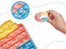 Senzorická hračka Push Bubble Pop duhový led