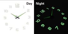 Nástěnné hodiny fluorescenční 50-60cm 12 číslic