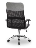 Kancelářská židle, šedá síťovaná opěrka