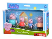 PlayBIG BLOXX Brick Set Peppa Pig Family 4 figurky