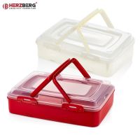 Herzberg HG-L719: Přepravní krabice na pečivo Red