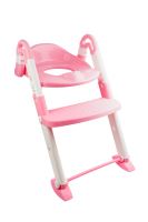Cvičební sedátko Babyloo Bambino Boost 3 v 1 – růžovo-bílé
