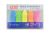 Plastové zvýrazňující samolepící záložky EASY (12x45mm) - 125 lístků mix barev - 5905339489302