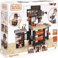 SMOBY Black & Decker Mega Workshop Instalatér Malíř 3v1 100 příslušenství