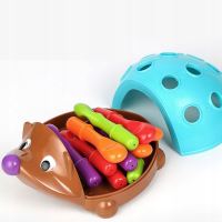 WOOPIE Ježek Montessori Učení čísel a barev 4v1 Ruční třídička her