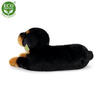 Plyšový pes rotvajler ležící 38 cm ECO-FRIENDLY (8590687021372)