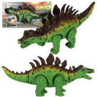 Stegosaurus dinosaurus na baterie interaktivní hračka chodí svítí řve