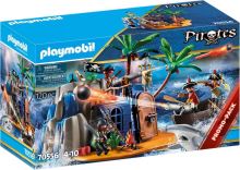 Playmobil Pirátský ostrov s úkrytem pokladů 70556