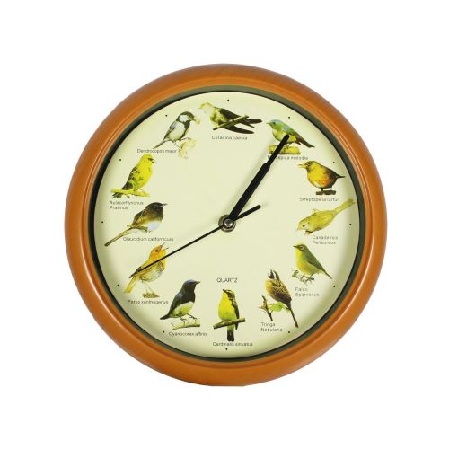 Nástěnné hodiny ptačí zpěv Genius Ideas GI-127160