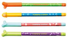 Šťastný barevný pero mazatelný psiaki 0,5