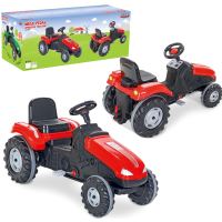 Šlapací traktor pro děti červený