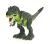 Elektronický dinosaurus T-REX chodí řvát zeleně