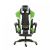Herzberg HG-8083: Tri-color Gaming and Office Chair with Linear Accent Green