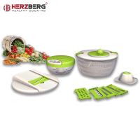 Herzberg HG-5057; Multifunkční kráječ zeleniny a ovoce 6v1