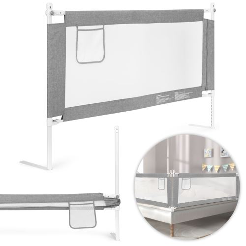Bezpečnostní zábrana na postel 150 cm dětská zábrana ECOTOYS