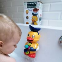Přepadový naviják na vodní hračky do vany WOOPIE pro kachnu