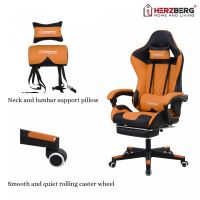 Herzberg Ergonomic Gaming or Office Chair Blue