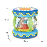 WOOPIE buben Music Box se světlem Hudební hračka pro děti