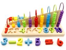 Vzdělávací hračka počítadlo, číslice bloky ECOTOYS