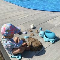 WOOPIE GREEN Blue Turtle Sand Set 8 ks. BIOLOGICKY ROZLOŽITELNÝ BIO MATERIÁL