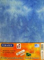 Veratex Froté prostěradlo batika 90x200/20cm modrá batika