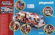 Playmobil městské akční hasičské auto 70935