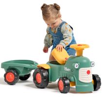 FALK Traktor Baby Maurice Green Vintage s přívěsem od 1 roku