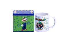 Nintendo Luigi Super Mario Cup Hrnek s kasičkou na mince 9 x 13 x 11 cm - 8029085817251