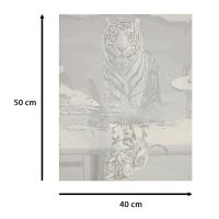 Malba podle čísel 40x50cm kočka a tygr