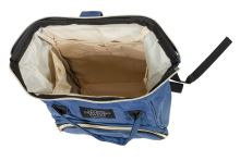 Máme batoh, tašku na vozík, organizér 3v1 navy blue