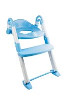 Cvičební sedátko Babyloo Bambino Boost 3 v 1 – modro/bílé