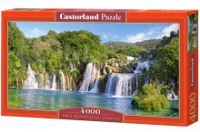 Puzzle CASTORLAND 4000 dílků - Vodopády Krka, Chorvatsko