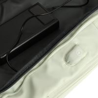 Cestovní batoh na notebook rozšiřitelný 26-36L USB kabel prostorný vodotěsný zelený
