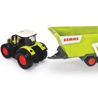 DICKIE Farm Velký traktor Claas s přívěsem 64 cm