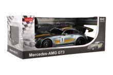Auto RC Mercedes AMG GT3 RASTAR plast 35cm 2,4GHz na dálk. ovládání na baterie v krabici 44x18x23cm
