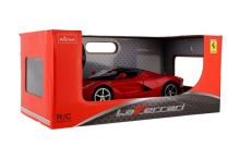 Auto RC Ferrari RASTAR červené plast 32cm 2,4GHz na dálk. ovládání na baterie v krabici 43x19x23cm