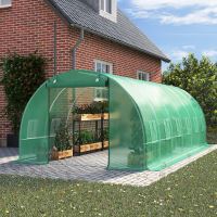 Fólie pro skleníkové tunely se zelenými okny proti komárům, 2x6x3m